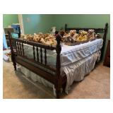 Wooden Spindle and Twist Post Bed Frame