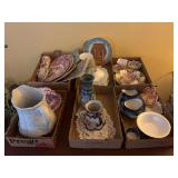 Assorted Lot of Ceramic Dinnerware, and Figurines