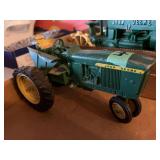 Lot of Two John Deere Diecast Toy Tractors