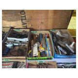 Assorted Hand Tools and Pneumatic Impact Wrench Lot
