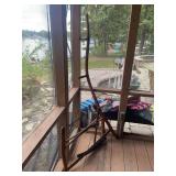 Wooden Buck Saw with Metal Blade and Tension Rod