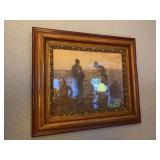 Framed The Angelus Art Print by Jean-Francois Millet