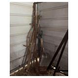 Primitive Wooden Frame Crosscut Saw with Metal Blade