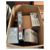 Assorted Box of Schlage Home Outdoor Cameras and KN High-Flow Air Filter