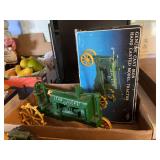 John Deere Genuine Cast Iron Hand Casted Model Tractor with Original Box