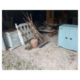 Assorted Lot of Tools, Hardware, and Furniture Parts