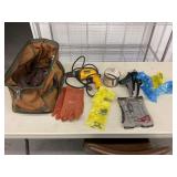 Dewalt Cordless Drill, Husky Socket Set, and Tool Bag with Accessories
