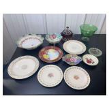 Assorted Decorative Ceramic and Glass Tableware Collection