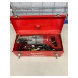 Milwaukee Electric Sawzall in Metal Carrying Case with Blades