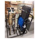 Assorted Fitness Equipment Lot Including Treadmill and Stepper