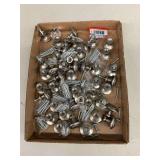 Assorted Cabinet Knobs and Hardware Screws Box