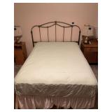 Metal Frame Bed with Headboard
