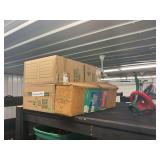 Boxed 4 ft. Silver Canadian Pine Tree and Additional Moving Boxes