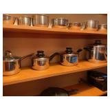 Stainless Steel Cookware Set with Lids