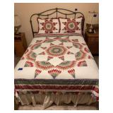 Lone Star Quilt Set with Matching Shams