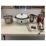 Assorted Small Kitchen Appliances and Cookware Lot