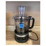 KitchenAid Food Processor with Black Base and Clear Work Bowl
