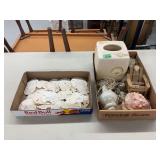 Coastal Decor Lot with Shells, Sand Dollars, and Accent Pieces