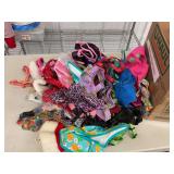 Assorted Lot of Pet Apparel, Harnesses, and Leashes