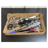 Kitchen Utensils, Flatware, and Gadgets Assortment