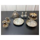 Assorted Silver Plated Tableware and Serving Pieces