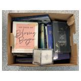 Boxed Assortment of Inspirational and Devotional Books including 100 Days of Believing Bigger and TableTopics Conversation Cards