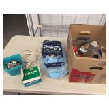 Assorted Hardware, Fasteners, and Cleaning Supplies Lot