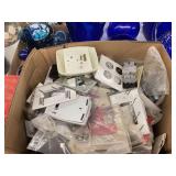 Assorted Electrical Outlets, Wall Plates, and Hardware