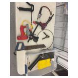 Assorted Hand and Power Tools Lot with Storage Bin