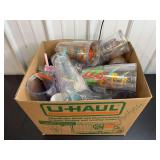 Assorted Drinkware Lot Featuring Tervis Tumblers, Stanley Thermos, and Travel Mugs