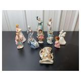 Collection of Assorted Ceramic Figurines and Vases