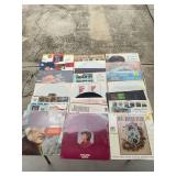 Assorted Collection of Country, Pop, and Easy Listening Vinyl LP Records and 45s