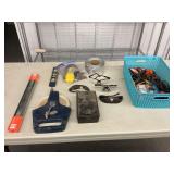 Assorted Workshop Tools, Hardware, and Safety Equipment Lot