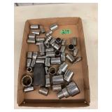 Assorted Mixed Brand Drive Sockets and Adapters - Lot of 50+