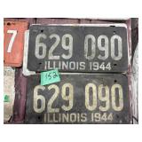 1994 Illinois License Plates