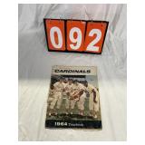 1964 St Louis Cardinal Yearbook