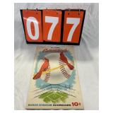 1957 St Louis Cardinals Program
