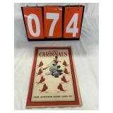 1950 St Louis Cardinals Score Card