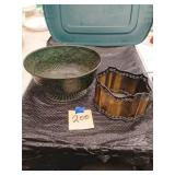 Brass dishes, key holder