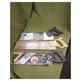 Miter saw, hack saws