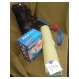 Ex mat, boot, sock slider, thigh master