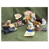 Cat figurines