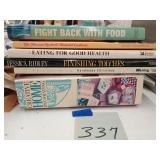 Cookbooks and decorating books