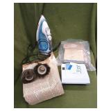 Electrolux vac parts, steam iron