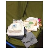 Tablecloth, napkins, fabric, quilt pcs, etc