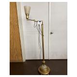 Brass floor lamp