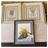 Mock HI pictures, daisy print