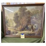 English cottage print