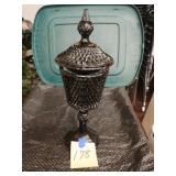 Black apothecary jar