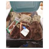 US Military Cold mittens, safety glasses